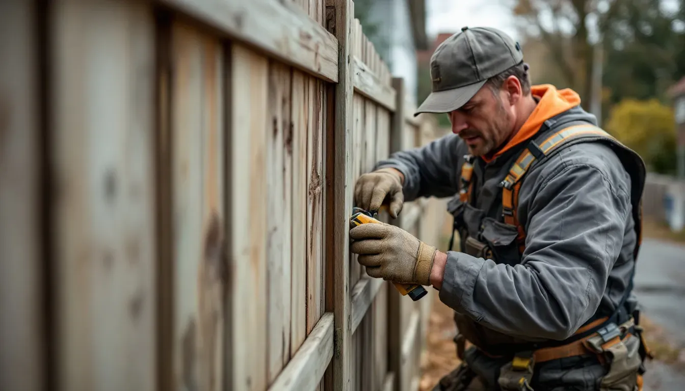 Redwood Fence Repair in Pearland